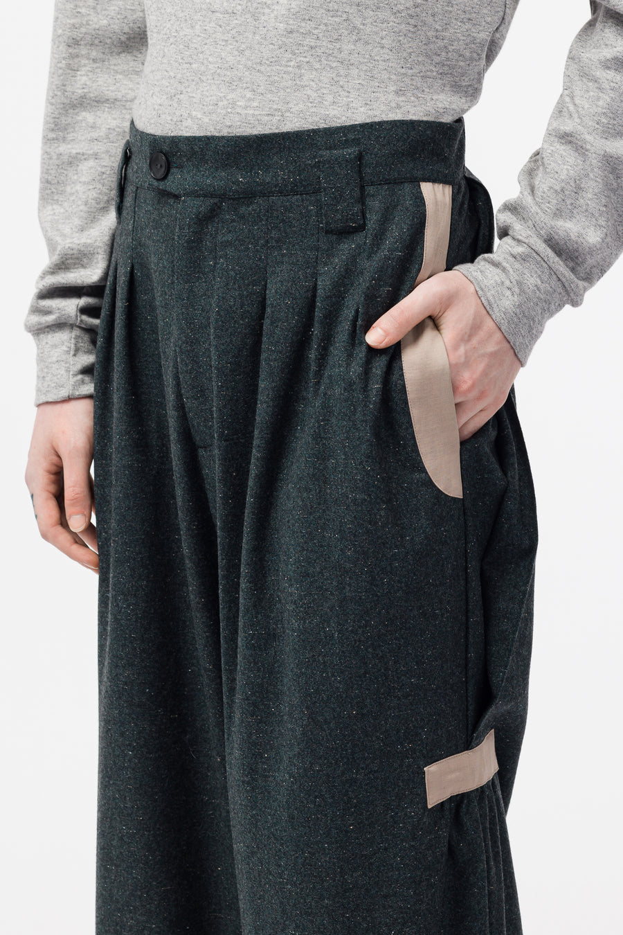 kiko kostadinov xolo pleated trouser - 通販 - pinehotel.info