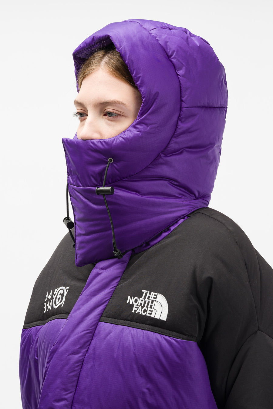 north face purple parka