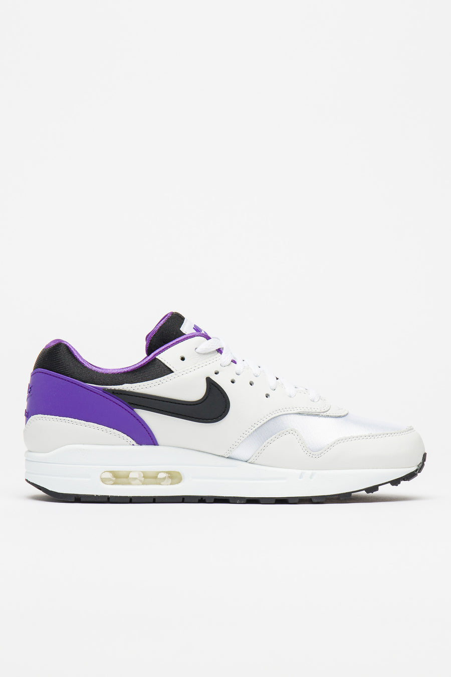 purple black and white nike shoes