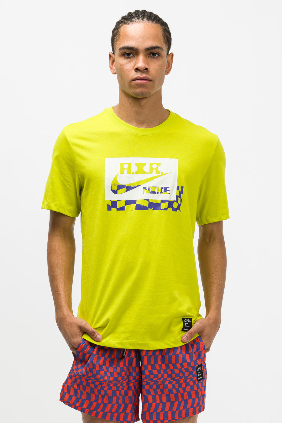 bright yellow nike shirt