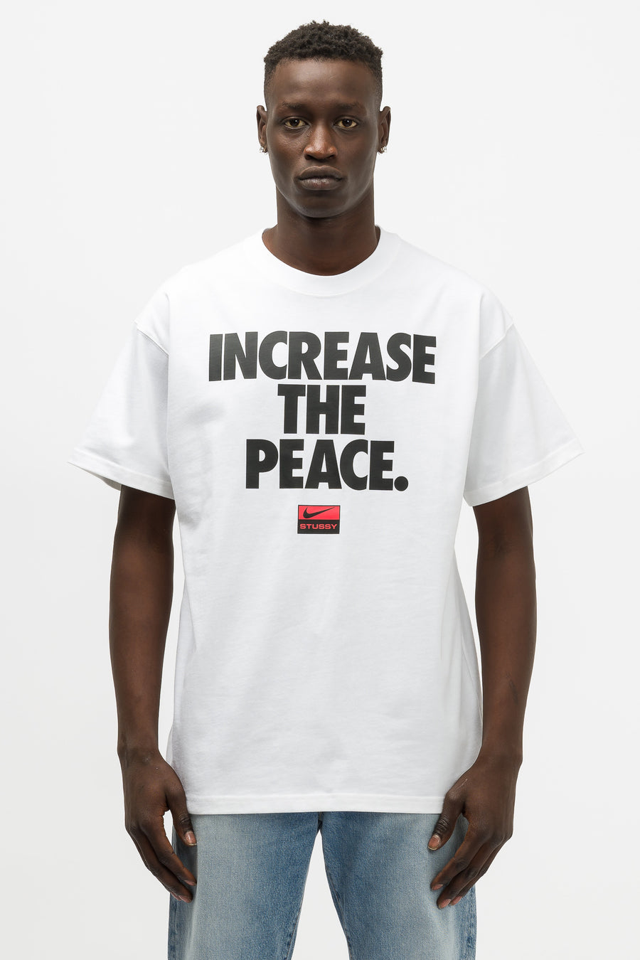 stussy increase the peace t shirt