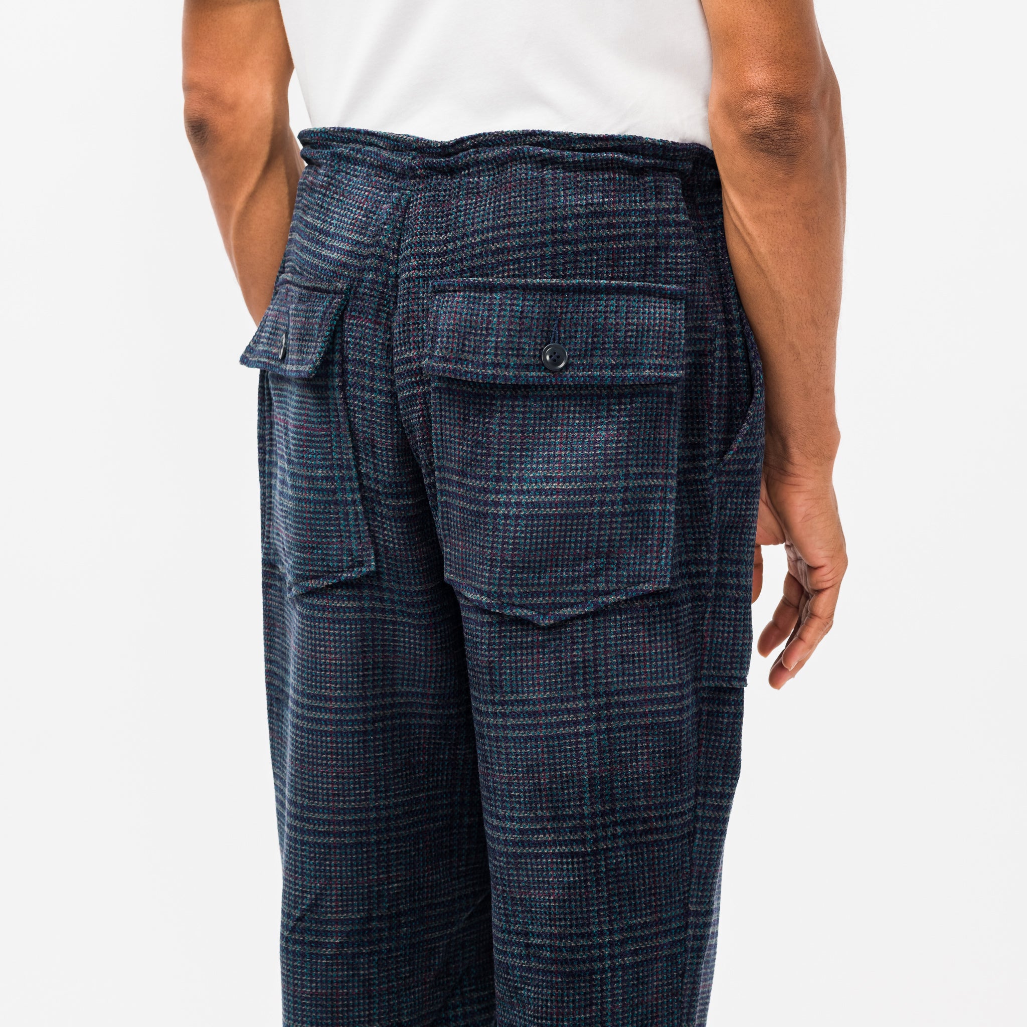 String Fatigue Pant in Navy