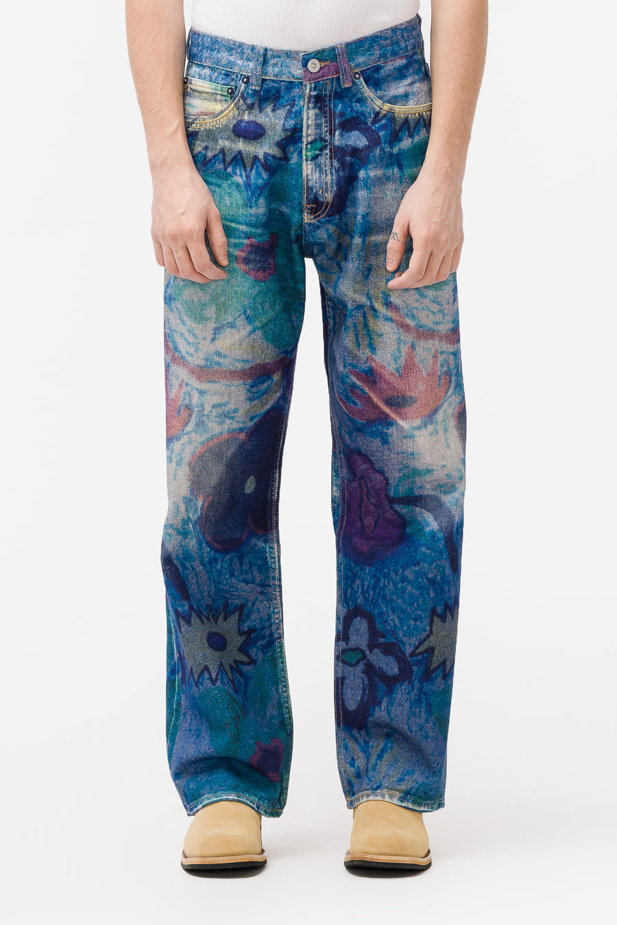 アワーレガシー digital chalk flower denim (30)-