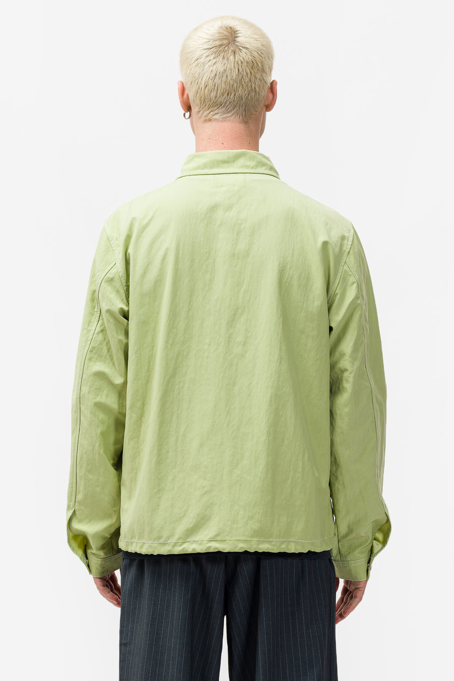 Nylon Folsom Jacket in Faded Lime