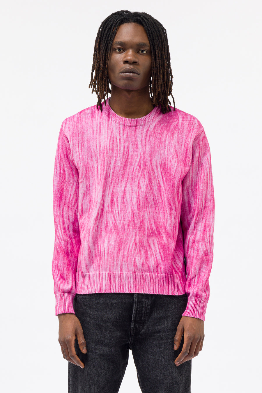 Stüssy - Printed Fur Sweater  HBX - Globally Curated Fashion and