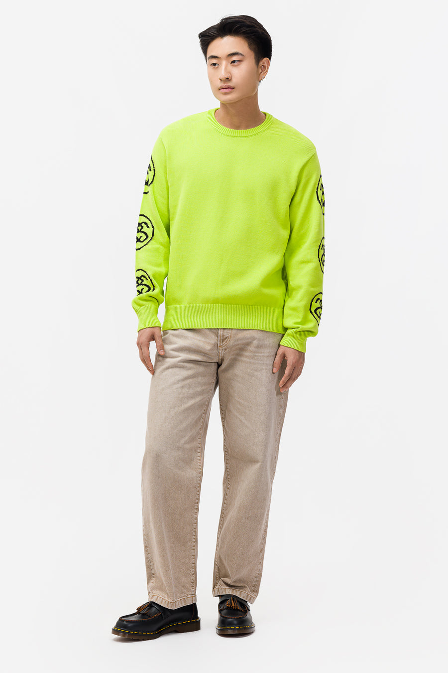 SS-Link Sweater in Lime