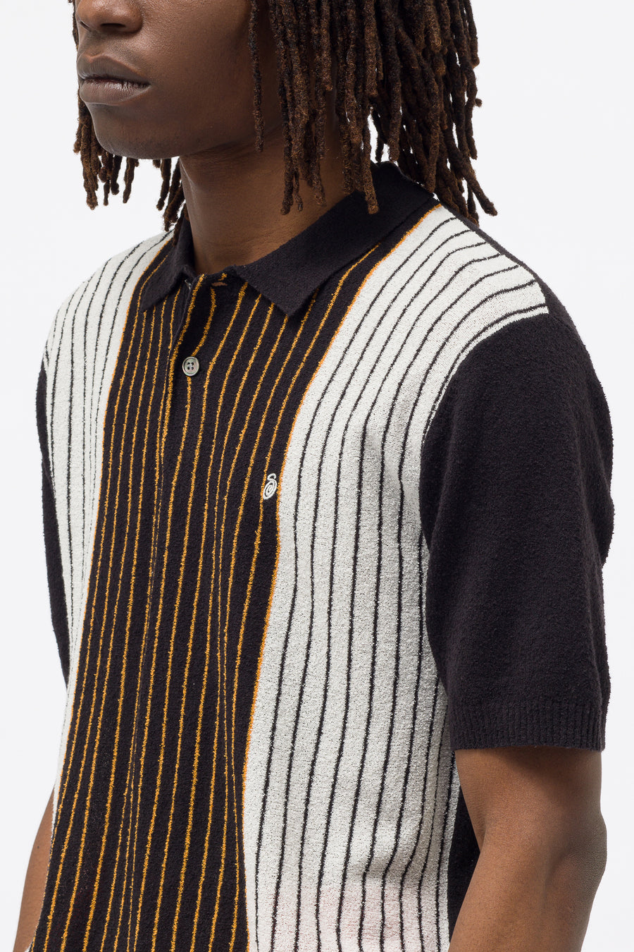 Sサイズ／Stussy Textured SS Polo Sweater - ポロシャツ