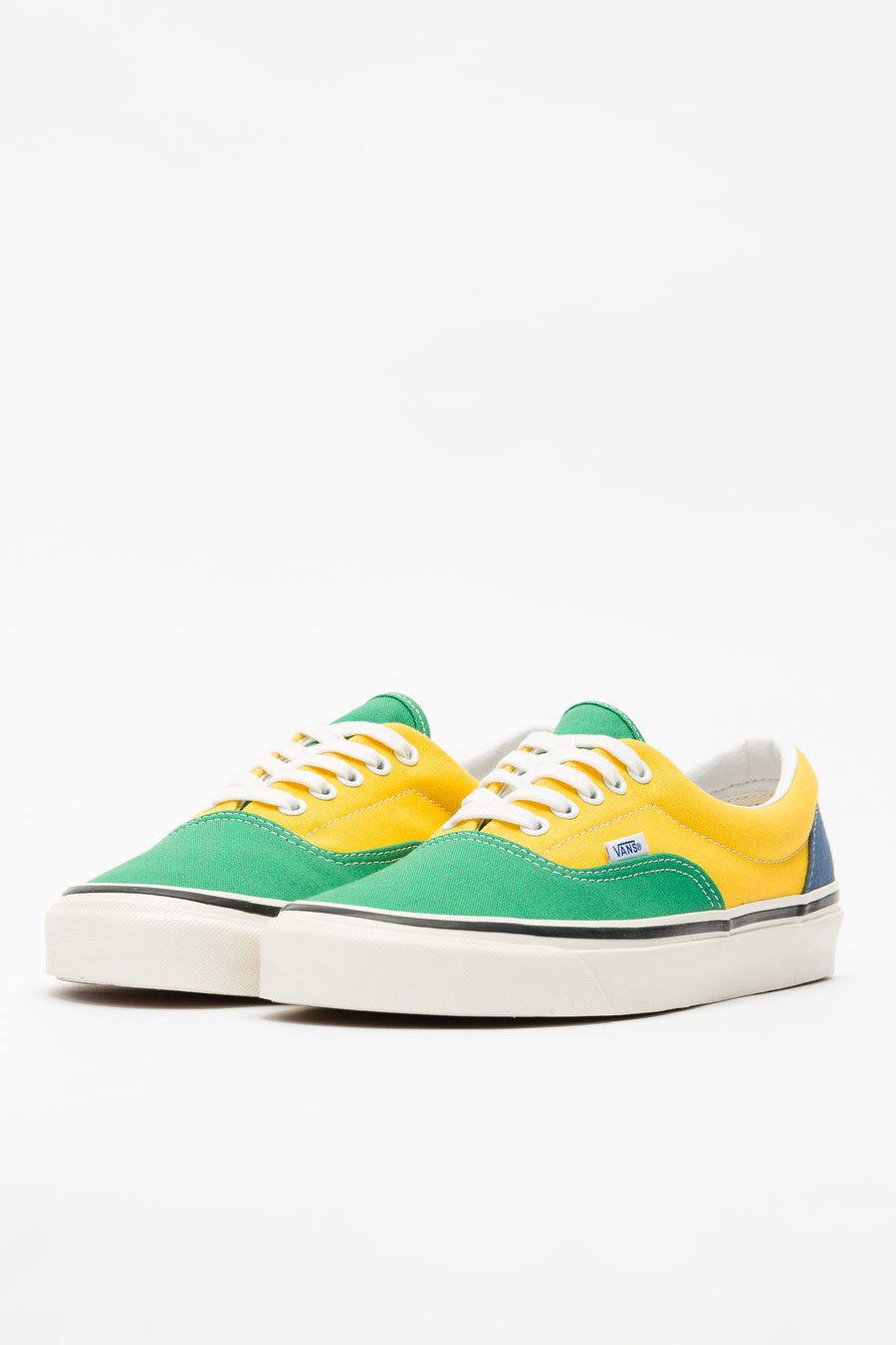 green yellow and blue vans