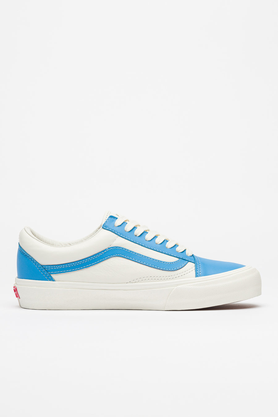 vans old skool leather blue