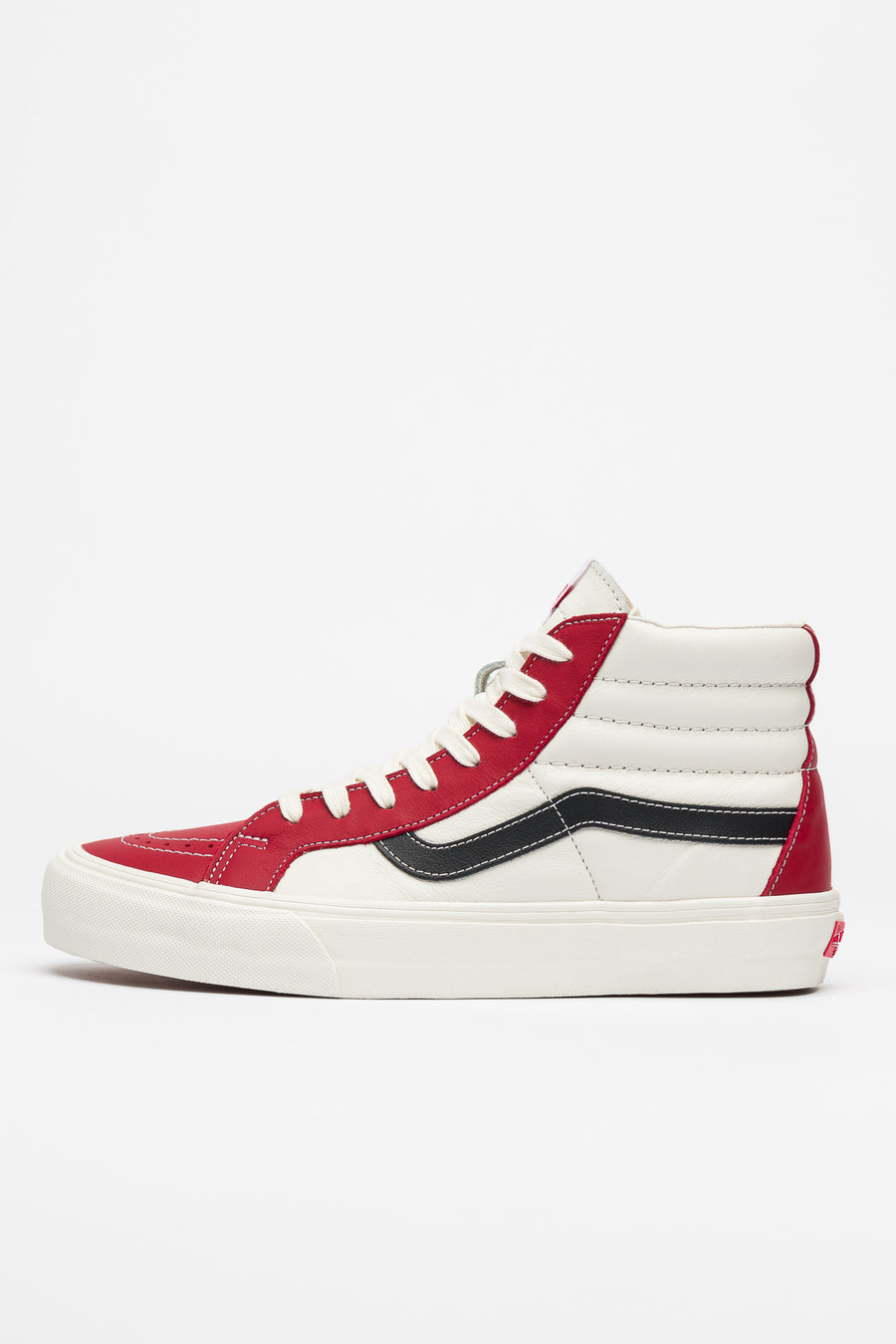 vans vault sk8 hi white leather