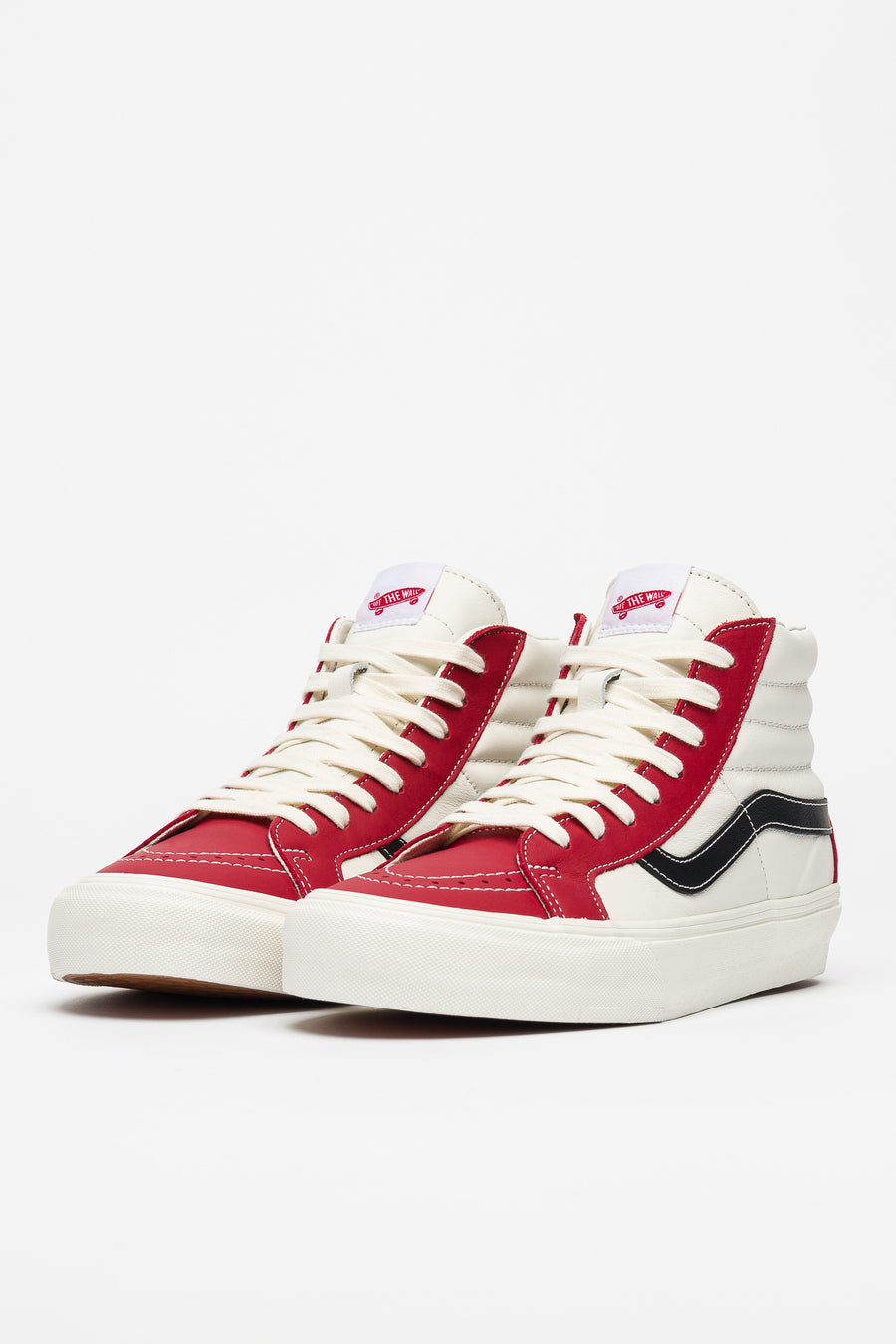 Sk8-Hi Reissue Leather in Chili Pepper/Marshmallow