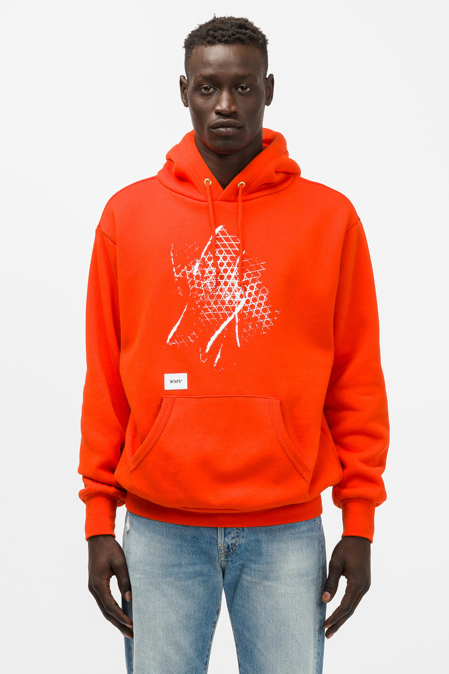 WTAPS Hooded Sweatshirt in Red