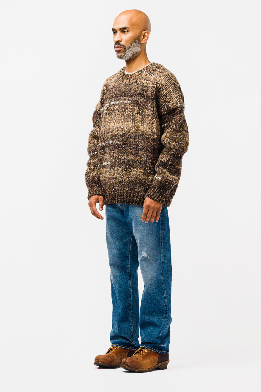 visvim AMPLUS CREW L/S GRADIENT HANDKNIT bracala.rs