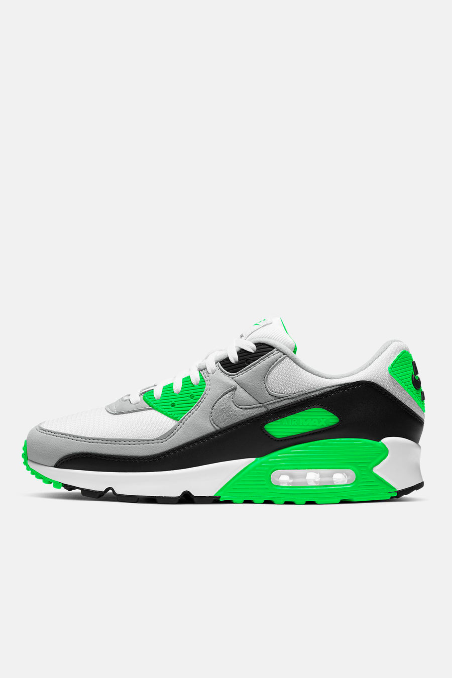white and green air max 90