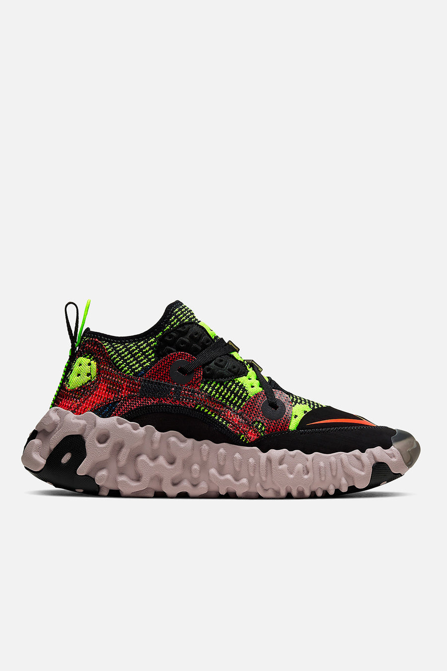 nike ispa overreact black red volt