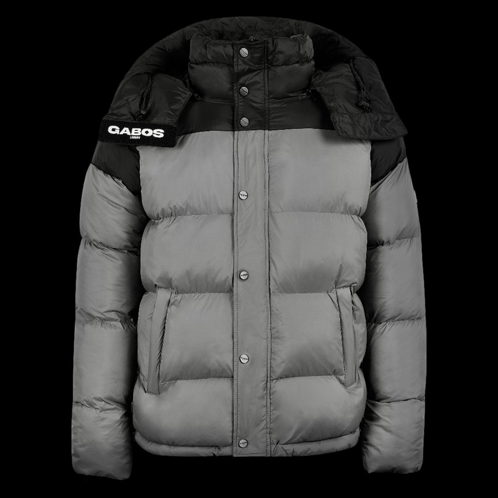 Stacked Puffer Jacket Mens - Grey – GB Wear