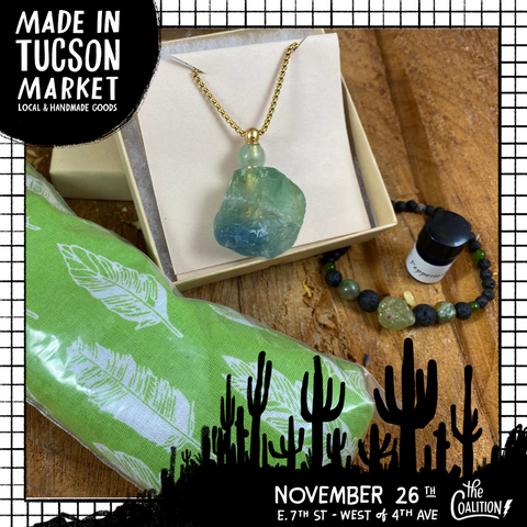 Made in Tucson Market- Green gifts from wisdom body and soul