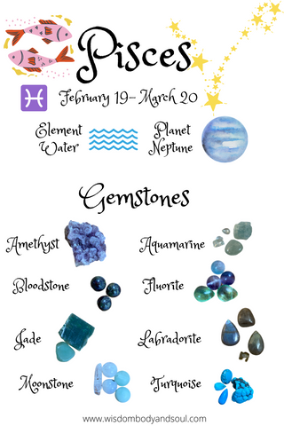 ♓~Gemstones for Pisces~♓ – Wisdom Body and Soul