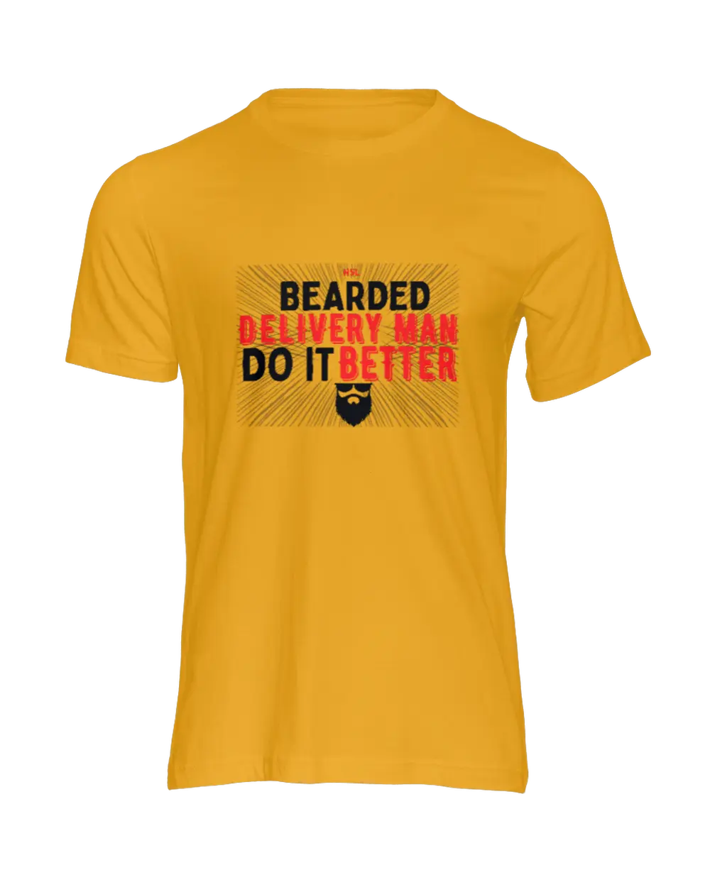 Bearded Delivery Man Mens T Shirt No Shave Life