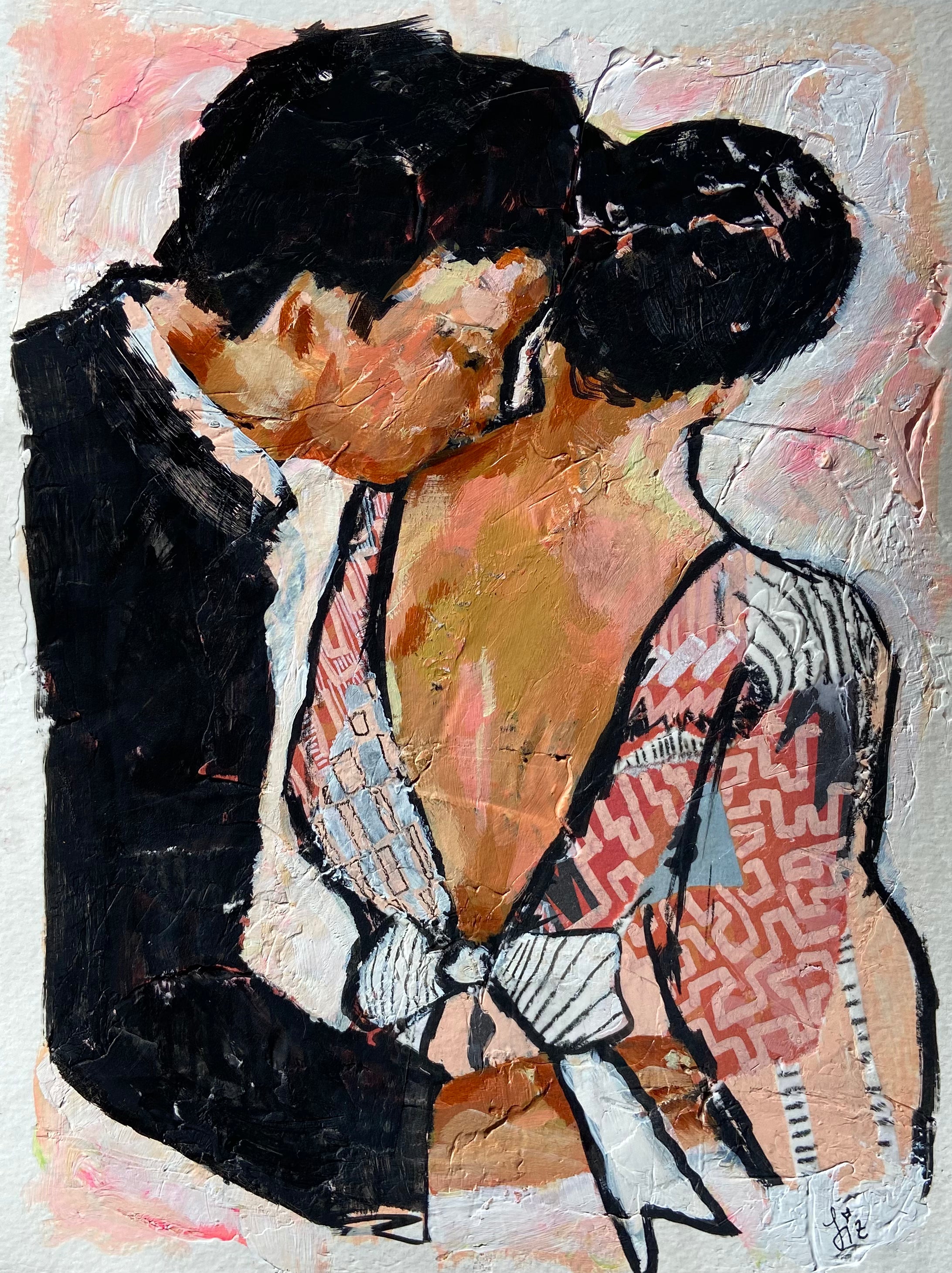 Lover Study 001 - "Loves Tender Kiss"