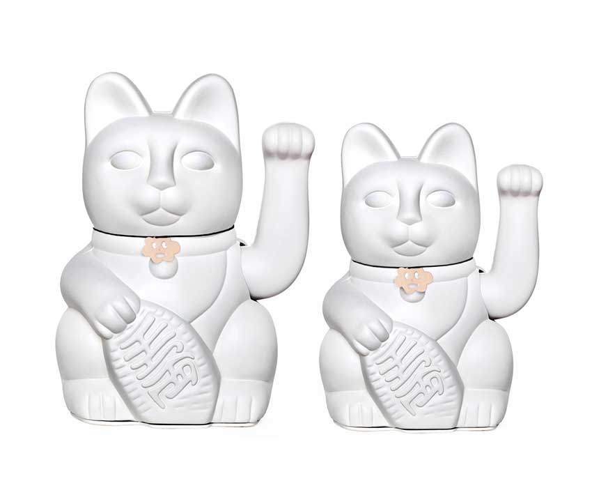 Lucky White Cat Diminuto Cielo | Maneki Neko Lucky Cat – Cool Design