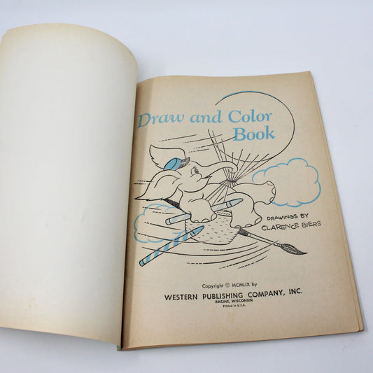 Coloring Book, Big Little Coloring Book, Easy Pictures to Color, NOS, –  Antigo Trunk
