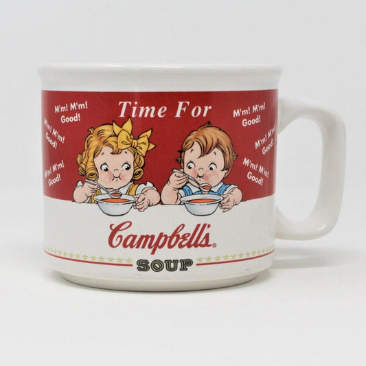 Soup Mug, Campbell's Kids, Large Face, HH Ceramic, 1998 – Antigo Trunk