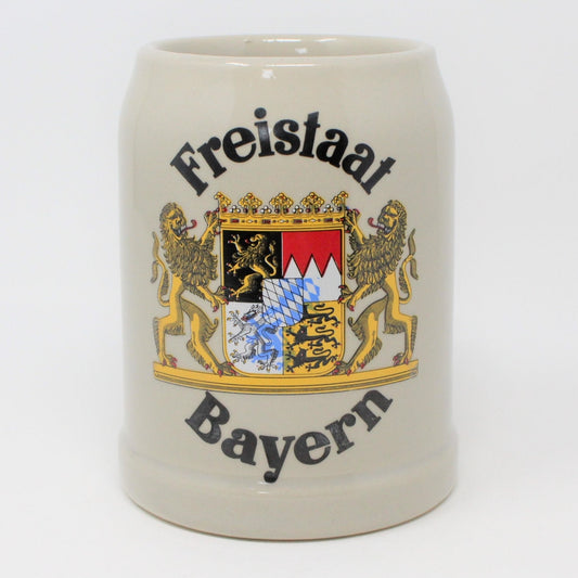 Deutschland Flag Crest Stoneware Beer Mug 0.5 Liter 