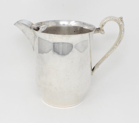 Silver Plated Footed Cold Water Pitcher by Leonard Silver Mfg Co. -   Canada