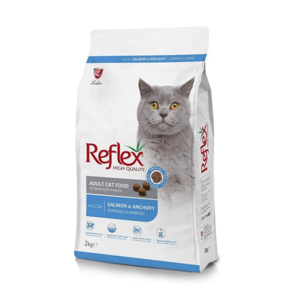 Thức Ăn Cho Mèo Reflex Adult Salmon & Anchovy - Cá Hồi & Cá Cơm