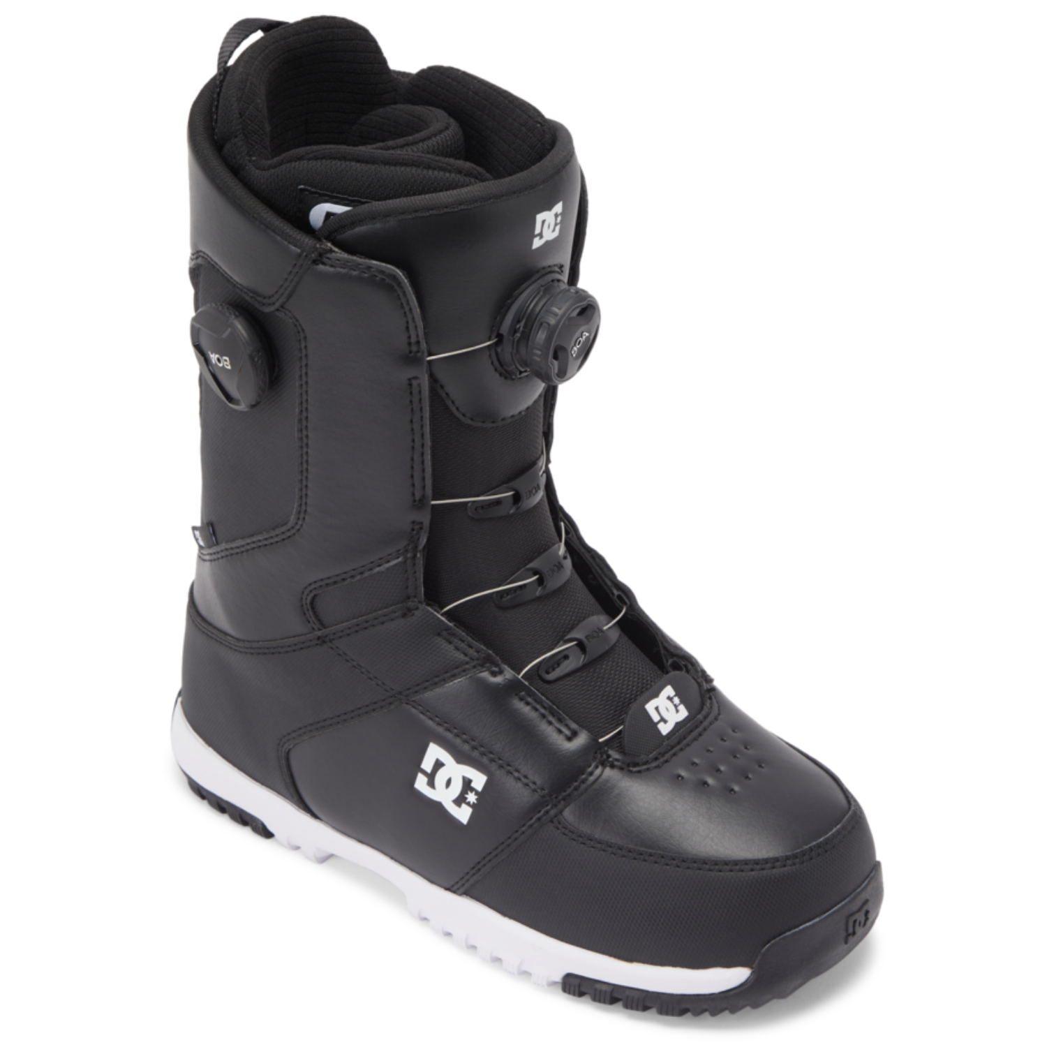 DC Control 2024   Men's Snowboard Boots, BLACK/BLACK/WHITE / 7.5