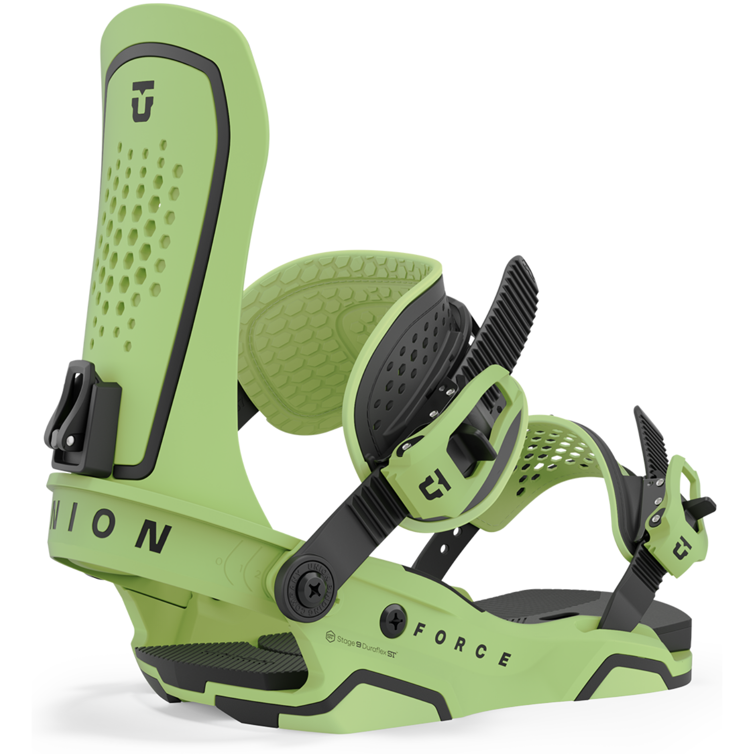 Union Force 2024   Men's Snowboard Bindings, Green / M