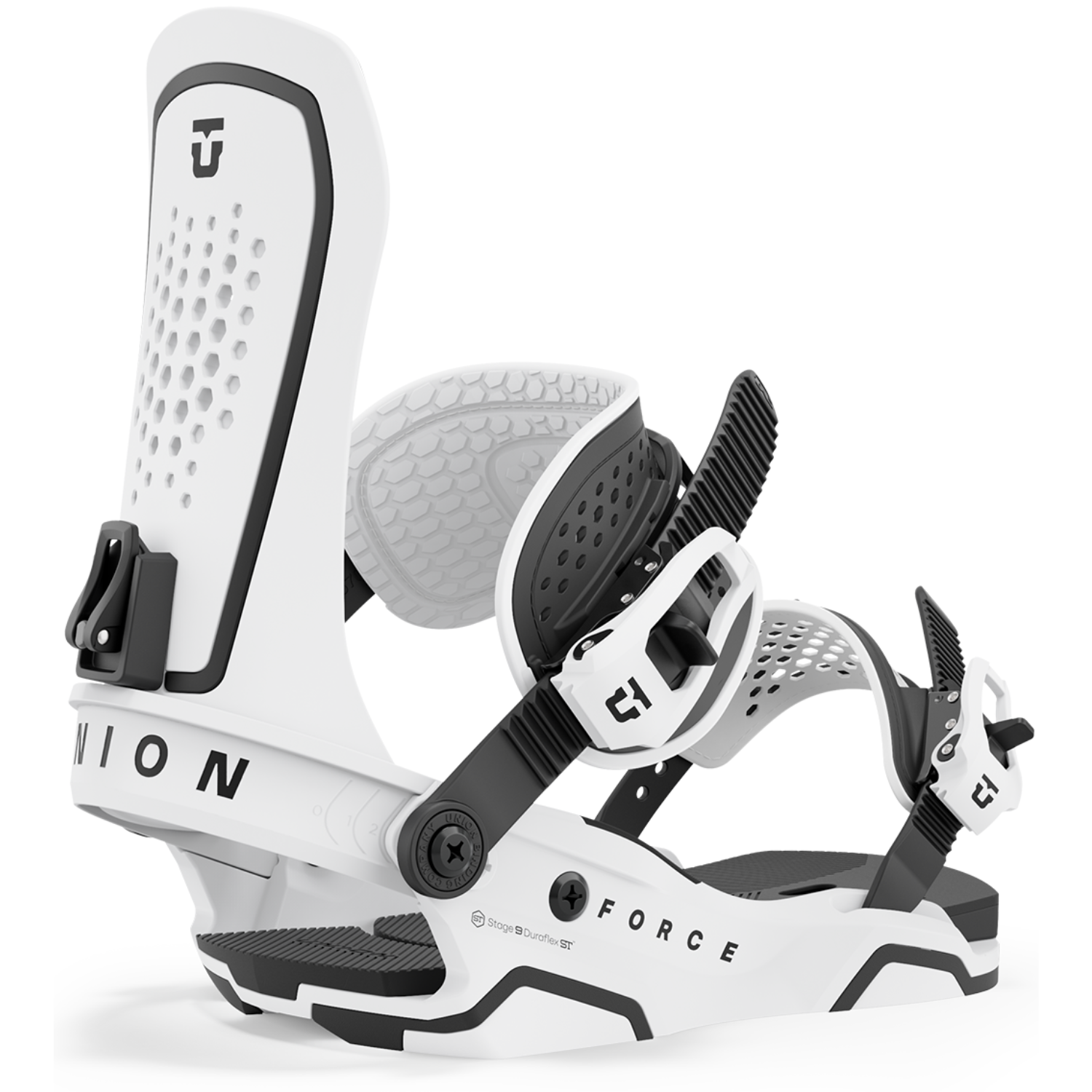 Union Force 2024   Men's Snowboard Bindings, White / S