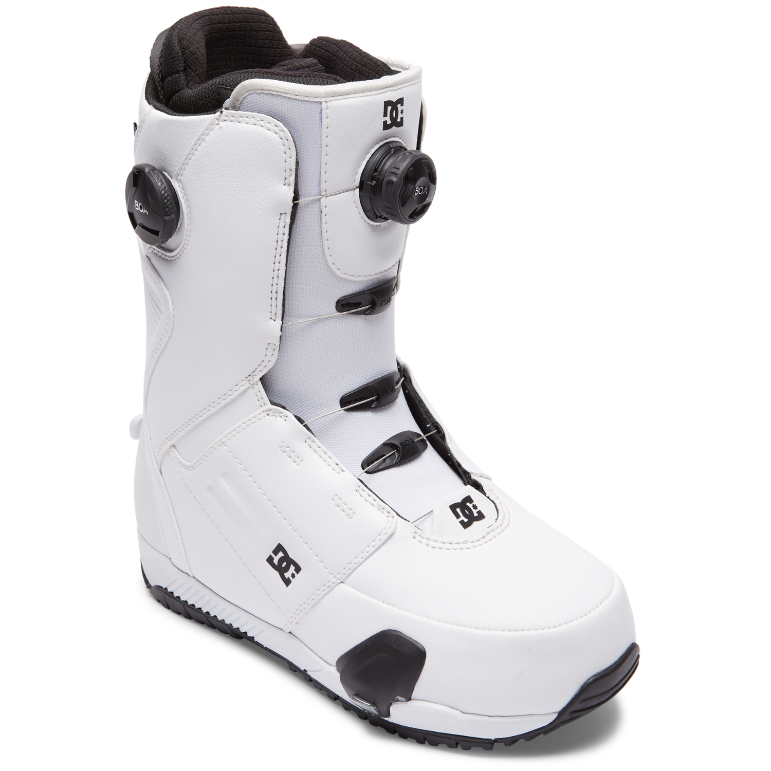 DC Control Step On 2023 Men's Snowboard Boots, WHITE/WHITE/BLACK / 9