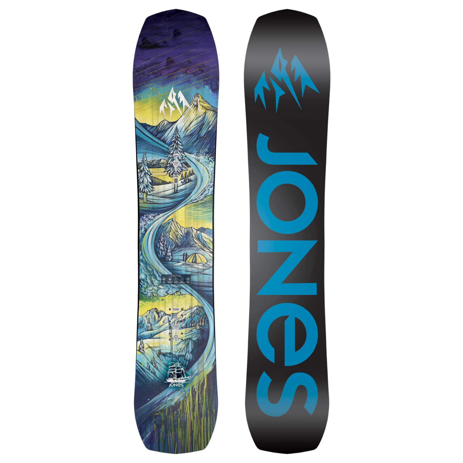 Jones Tabla Snowboard Mujer Flagship Dorado