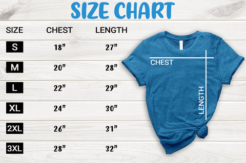 Free Spirited Size Chart