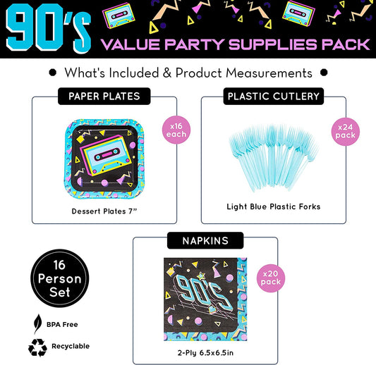 Blue Orchards Bingo Deluxe Party Packs (70 Pieces for 16 Guests) - Bingo  Theme Party Decorations, Game Night Party Decorations, Las Vegas Theme  Party