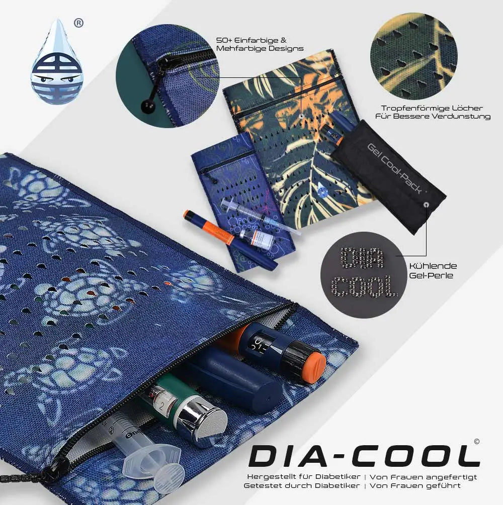 Dia-Cool Insulin Cooling Wallets Collection - Keep Your Insulin Cool