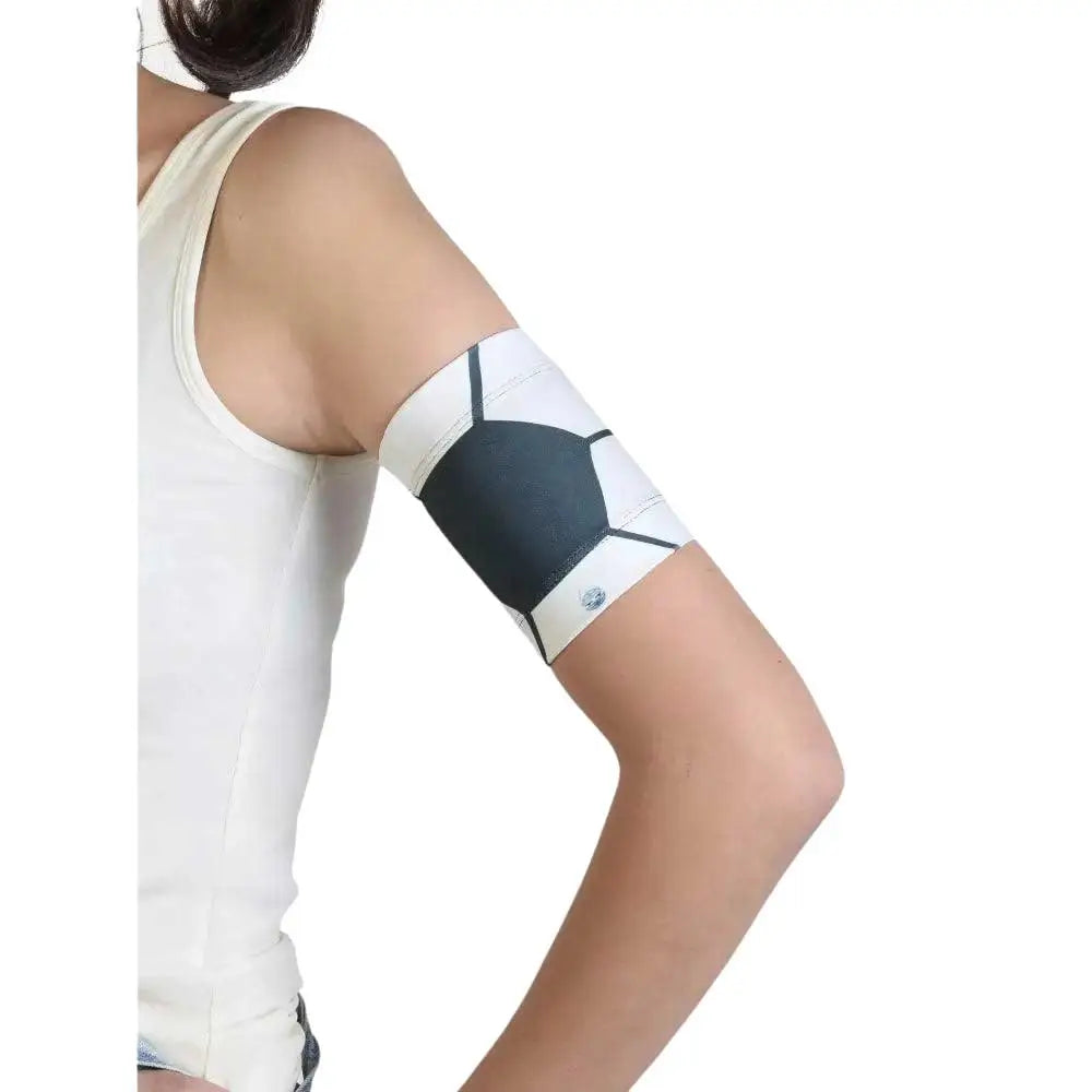 حزام ذراع للأطفال لحمل وحماية جهاز استشعار نسبة الجلوكوز في الدم وحقيبة - شريط ضياء للأطفال