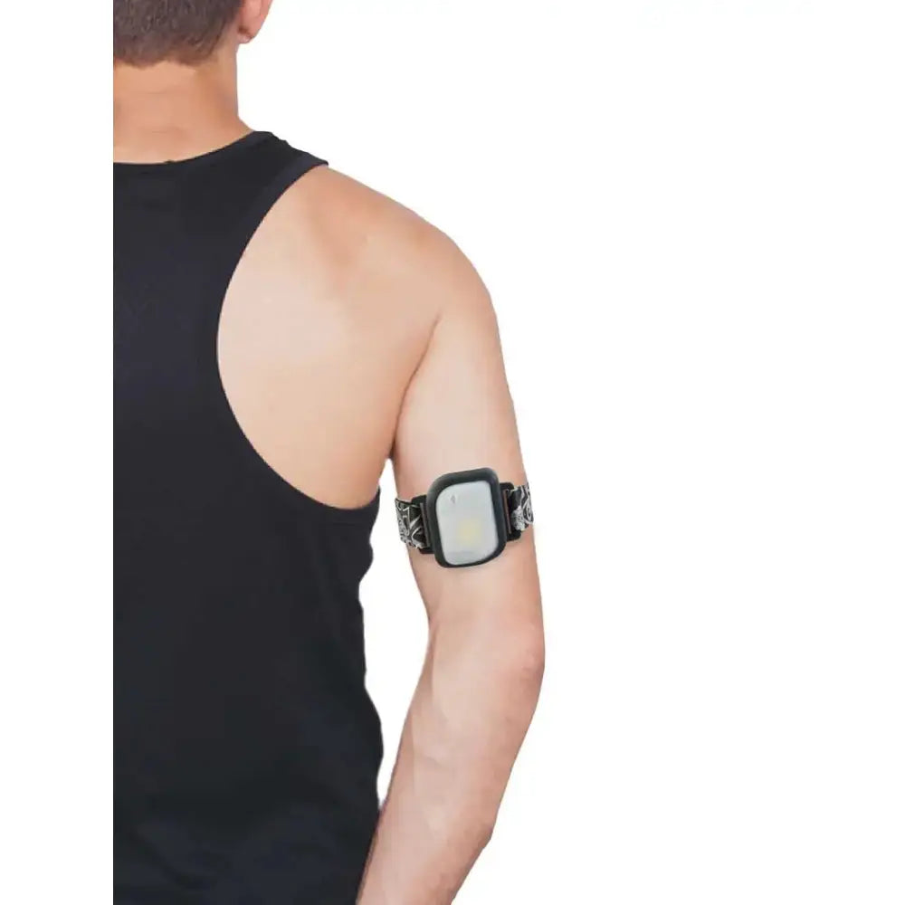حزام ذراع قابل للتعديل لمضخة GlucoMen Day Insulin Patch + صندوق من الصفيح مع 3 ملصقات - إصدار خاص على شكل Dia-Style