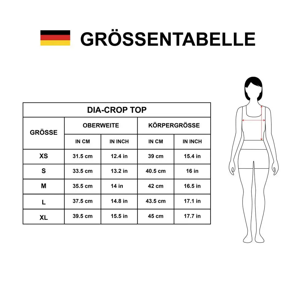 crop top for insulin pump chart size