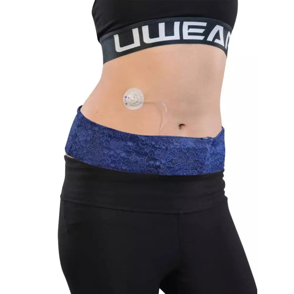 Insulin Pump Lace Waist Belt - Dia-BellyBand SPACY LACY