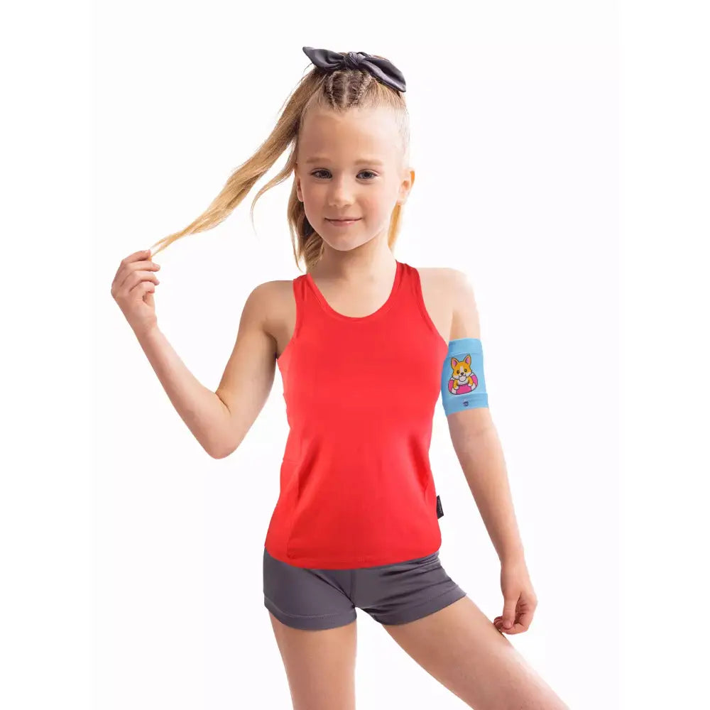 Tank top for children using an insulin pump - Dia-T.Top Kids