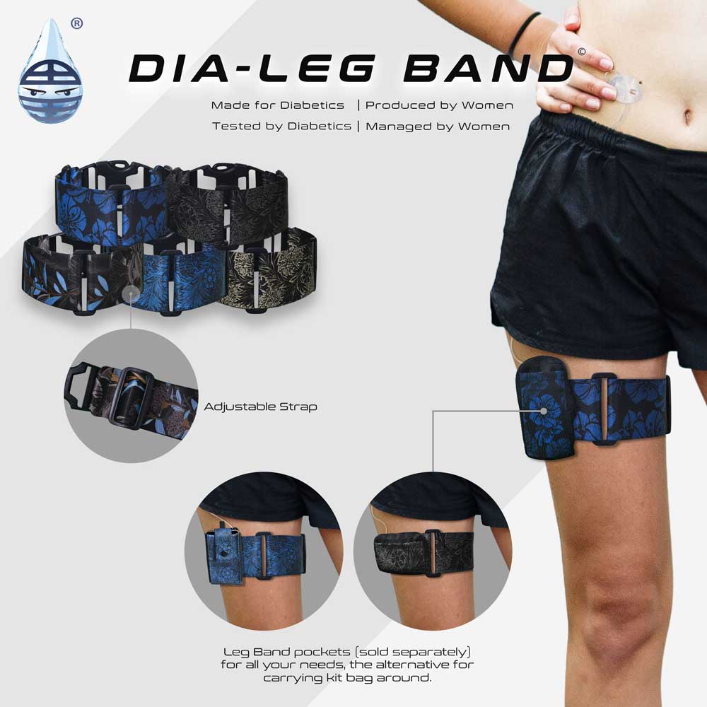 Insulin Pump Strap for your Leg - Dia-Leg Band– Kaio-Dia