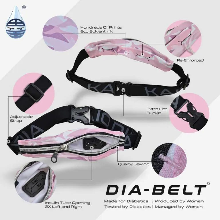Wear your Insulin Pump Around Your Chest - Dia-Adjustable Chest Band–  Kaio-Dia