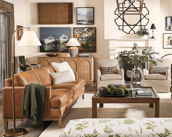 How to Style Brown Couch