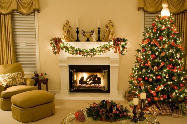 how to decorate a house for christmast