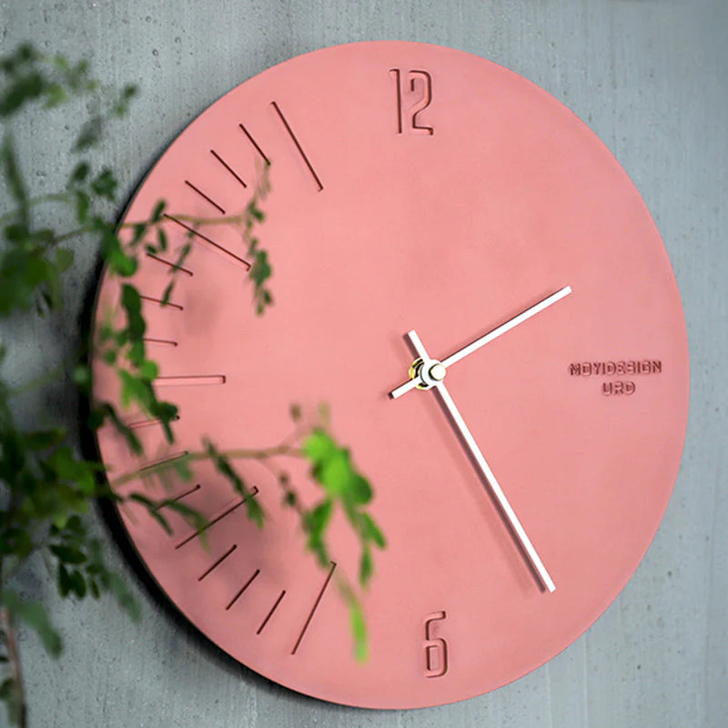 Cement Wall Clock Design That Is One of a Kind