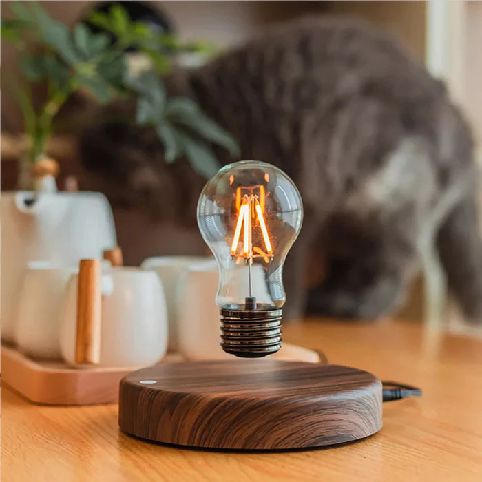 small table lamp on the table