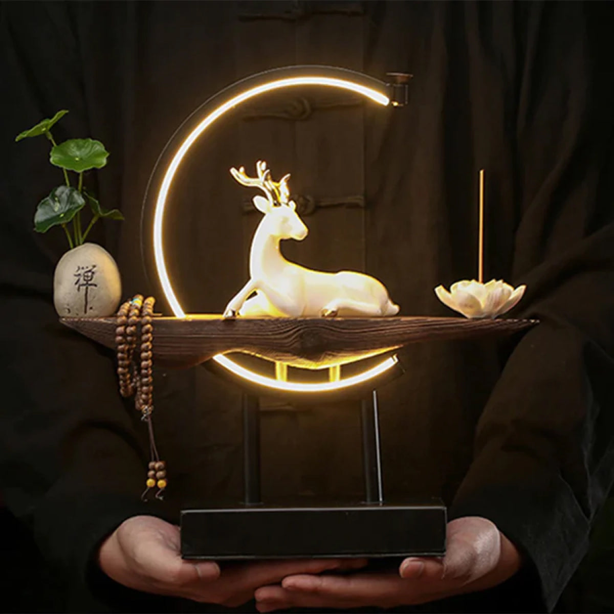 Lotus Deer Aroma Lamp